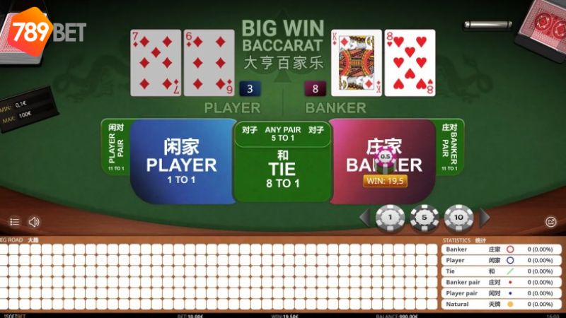 Chiến thuật chơi Baccarat hiệu quả